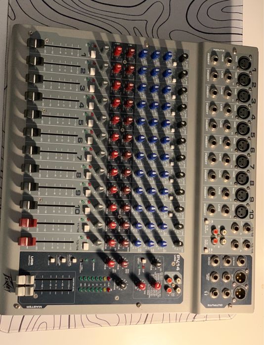 Mikser audio Peavey PV14 USB – 14-kanałowy, interfejs USB, efekty