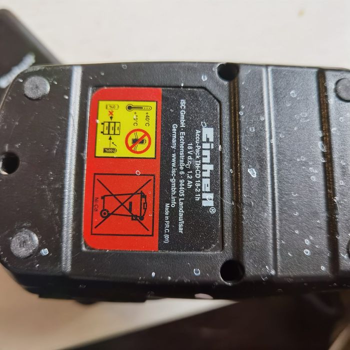 Zestaw wkrętarka Einhell ładowarka akumulator