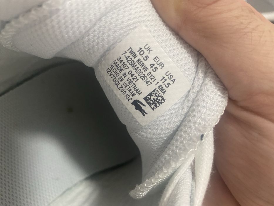 Кроссоки мужские Lacoste 44-45 размер