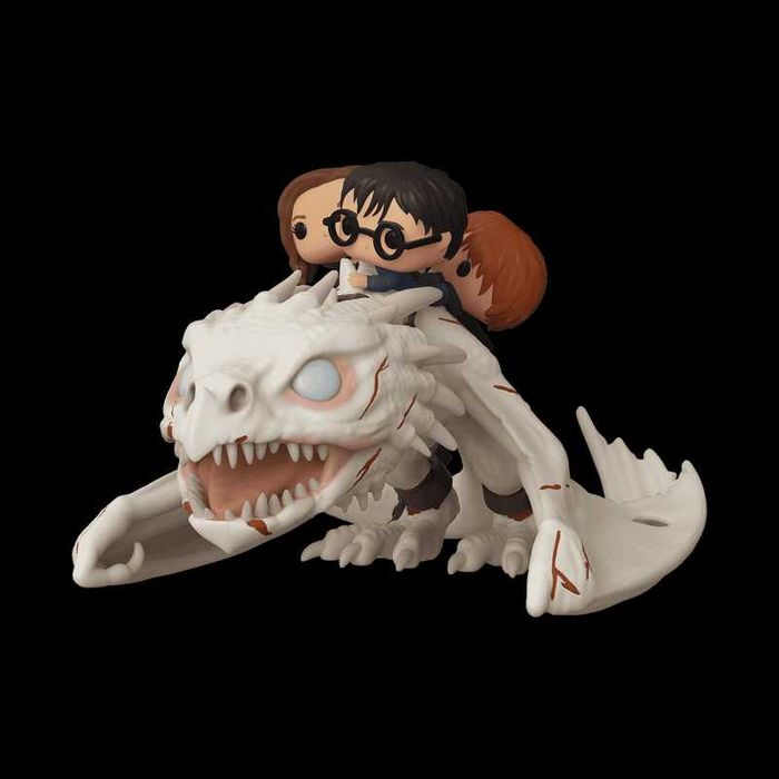 Оригінальна колекційна фігурка Funko Pop 93 Harry Potter Гаррі Поттер Rides Рон Герміона Дракон Gringotts Український Залізопуз Фанко Поп Статуетка