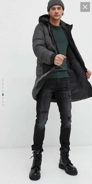 Куртка чоловіча s.Oliver, колір сірий, перехідний розмір S