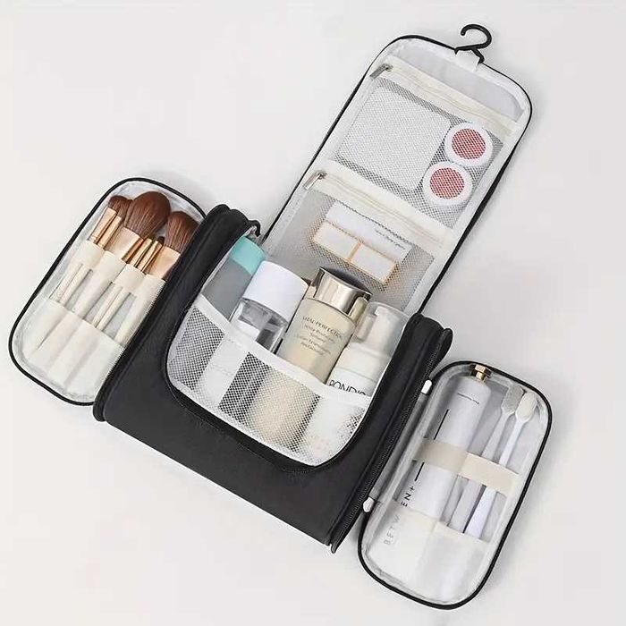 Kosmetyczka podróżna organizer damska męska na kosmetyki pojemna