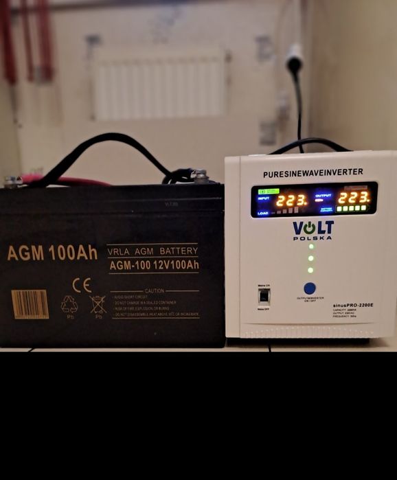 К-т Джерела безперебійного живлення Volt Polska Sinus Pro 2200E+100AGM