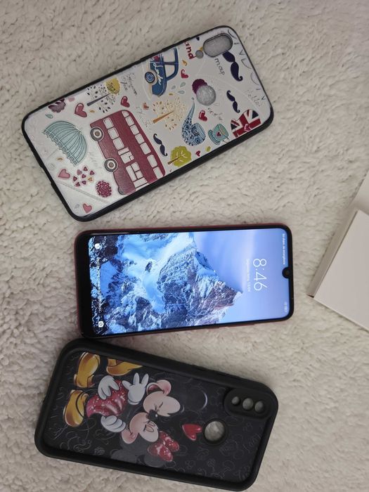 Xiaomi Redmi Note 7 64gb com vidros proteção, capas e carrregador