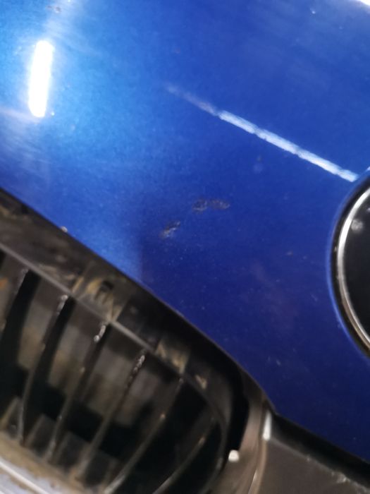 BMW E92 E93 przed lift maska pokrywa silnika montegoblau A51/5