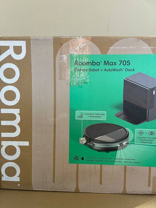 Robô Aspirador iRobot Roomba MAX 705 Combo com Estação AutoWash
