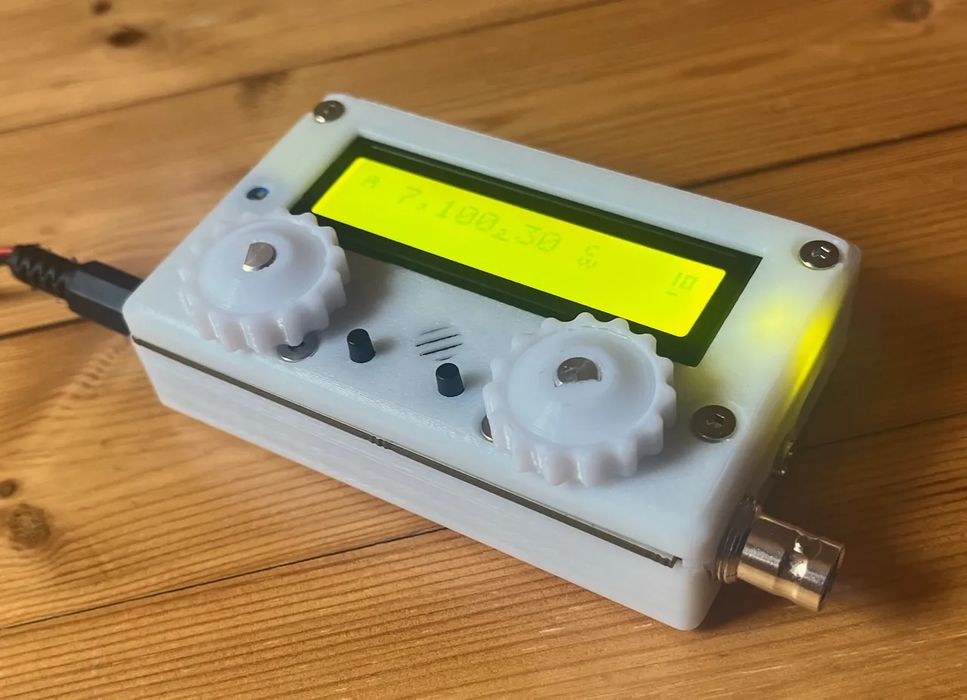 Low-Profile Button for QRP Labs QMX Radio