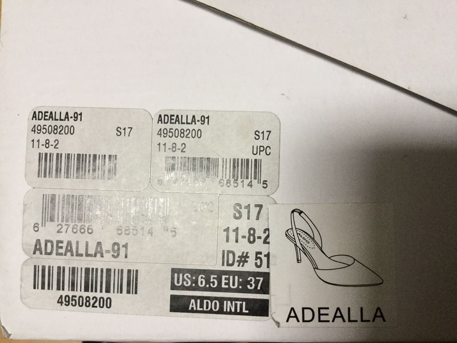 Czarne skórzane szpilki ALDO roz. 37