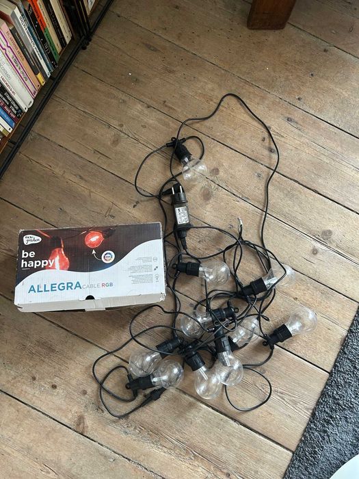 Luzes Solares p/ Exterior RGB – 10 LEDs com Comando (NOVO)