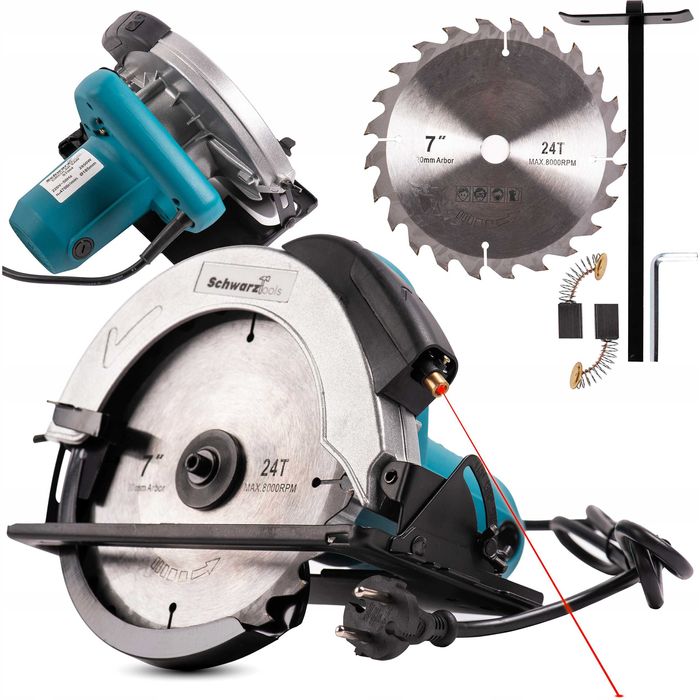 Mocna Pilarka Do Drewna Ręczna Piła Tarczowa Laser Najazdowa Przecinak