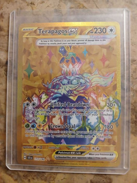 Carta Terapagos Ex de Pokemon