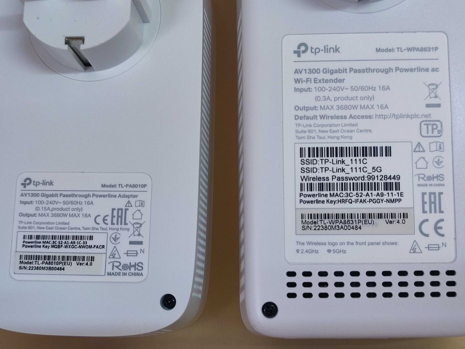 TP-Link AV1300 Powerline Wi-Fi Kit – 2 Adapters64741175961731123