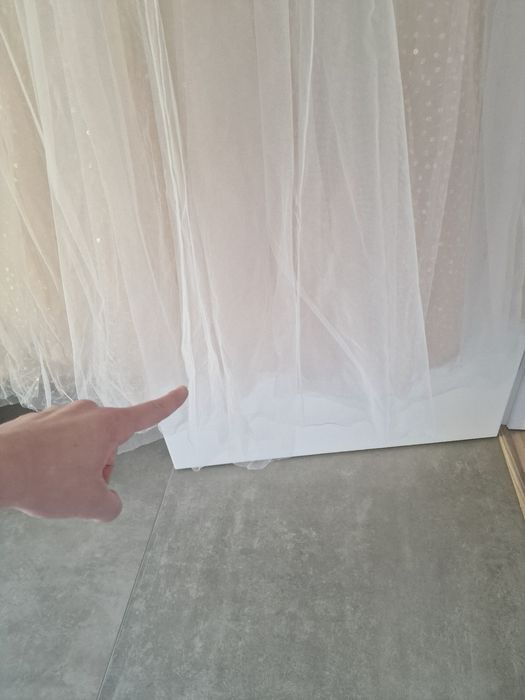 Suknia ślubna cekiny