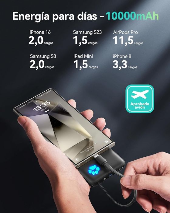 [Novo] Powerbank 10000mAh Super Fast Charge 45W!