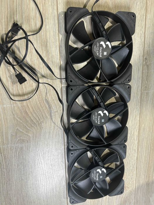 3x Fractal Design Aspect 14 PWM 140mm – Nowe z demontażu Fractal XL