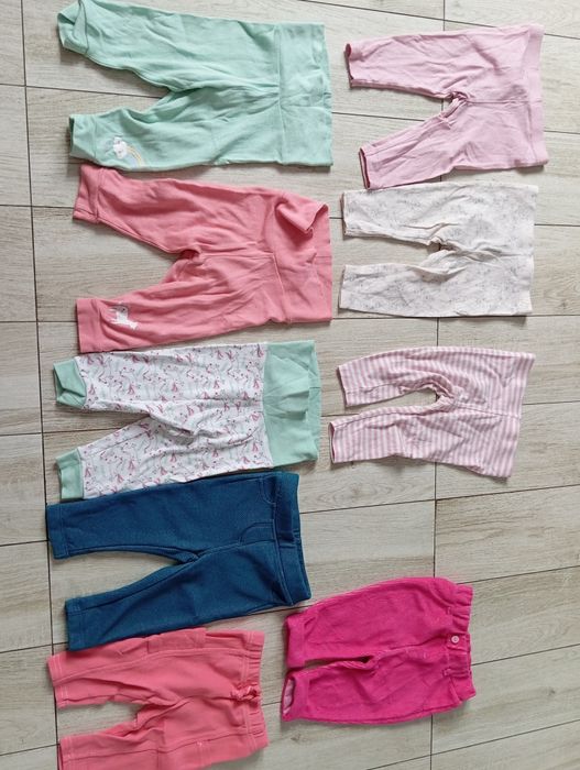 Spodenki leginsy dziewczęce 62/68