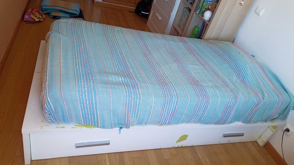 Cama criança completa com colchão