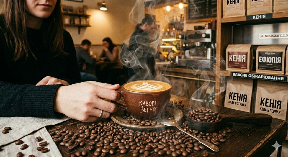 кава в зернах , arabica 100% ,arabica+ robusta medium