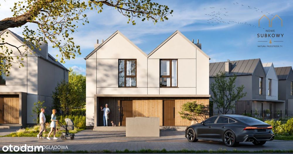 Nowe Subkowy - Twój nowy dom przy lesie | 85 m² | blisko Tczew Gdańsk