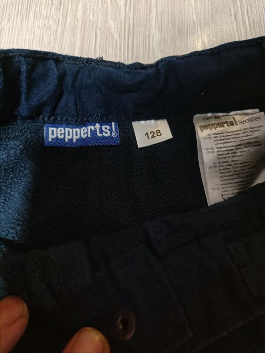 Spodnie dziecięce ocieplane rozmiar 128 pepperts