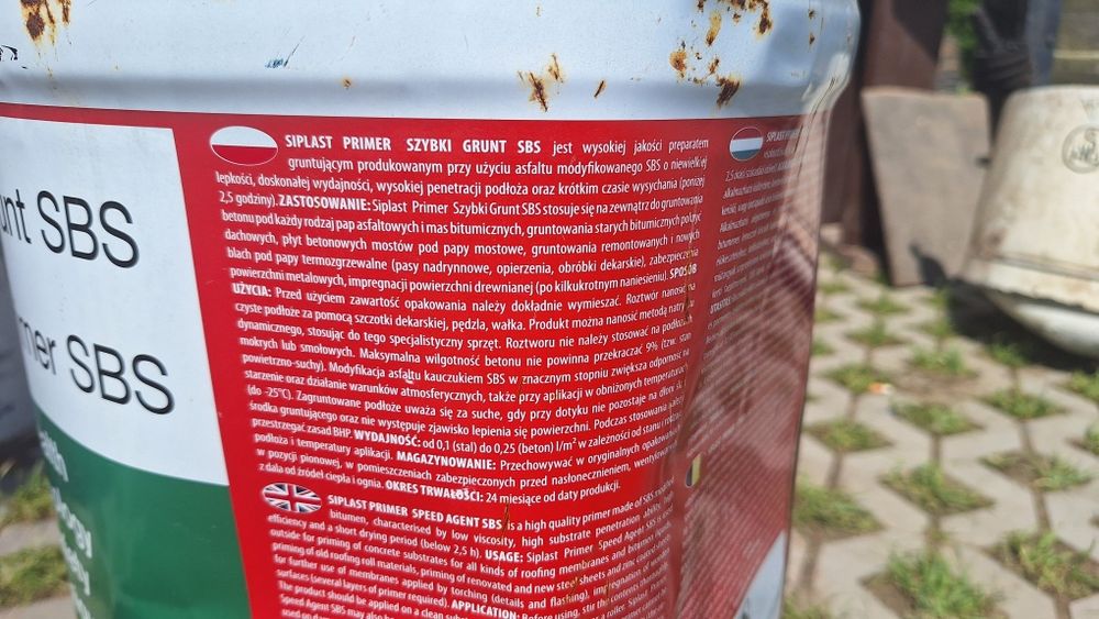 Icopal Siplast primer szybki grunt sbs