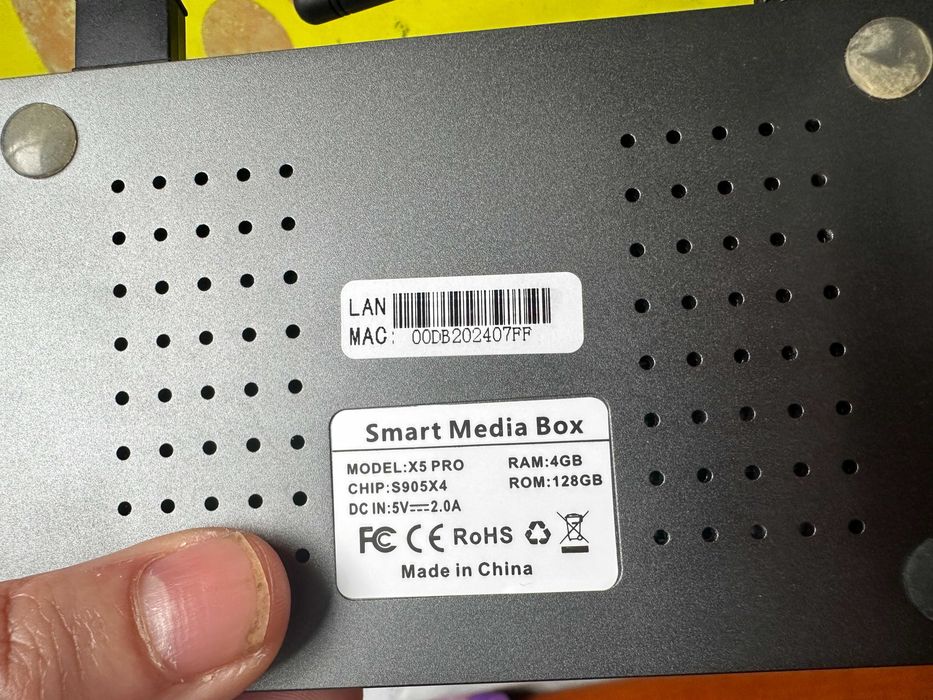 Box Android 4K X5 Pro Premium | 4GB+128GB | Corpo Alumínio | Air Mouse