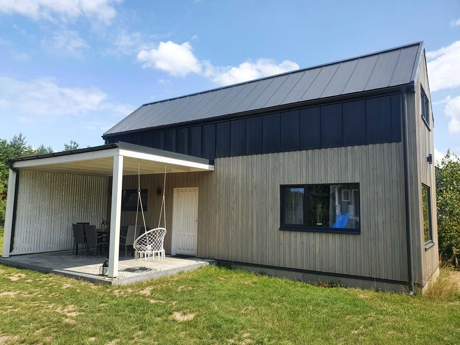 Domek na sprzedaż na Kaszubach (700m jezioro) Działka 1850 m2
