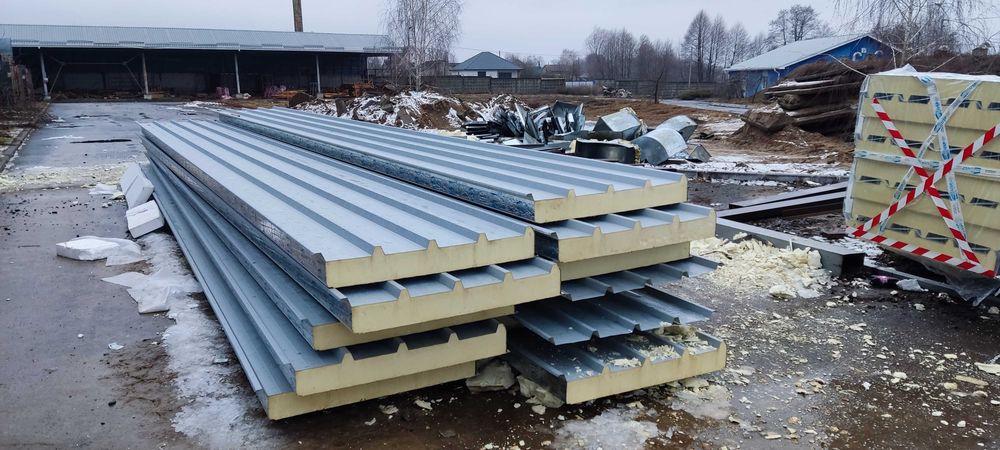 Монтаж Сендвіч Панелей , Монтаж профнастила , Монтаж металоконструкцій