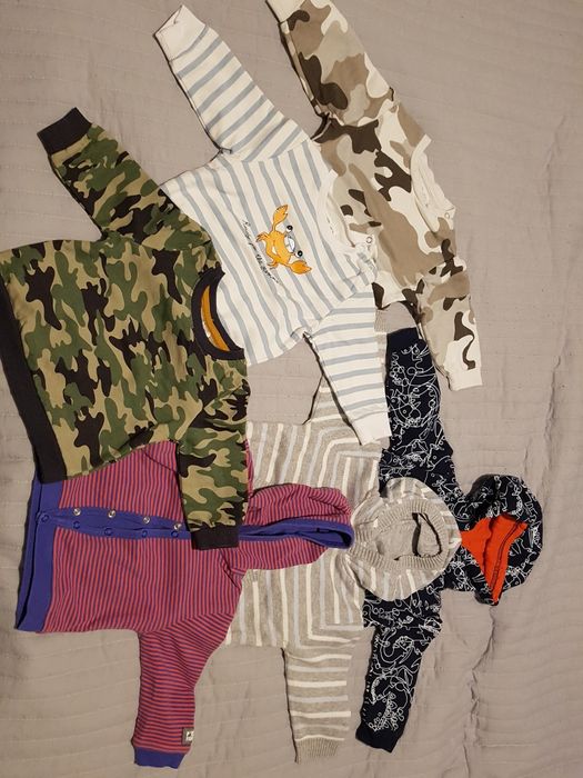 Bluzy, koszule, dresiki  dla chłopca rozmiar 68
