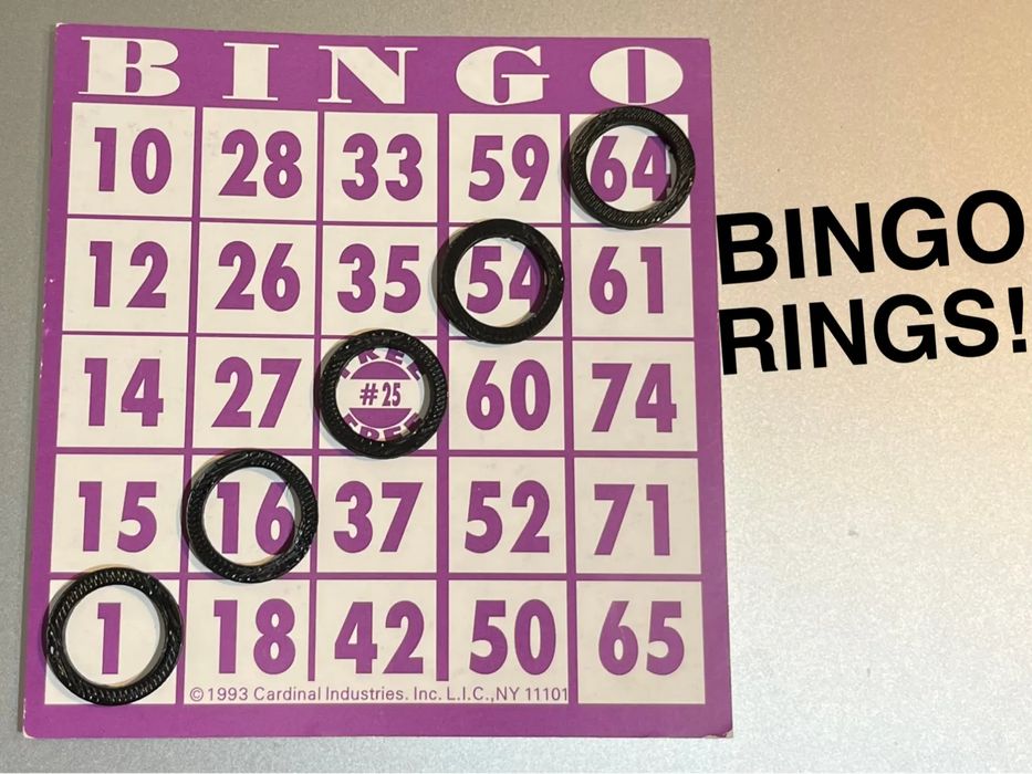 Anéis Divertidos para Bingo
