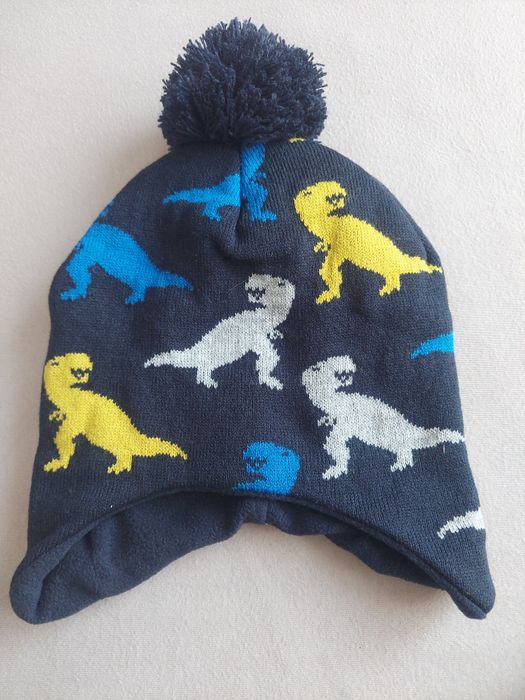 Czapka w dinozaury