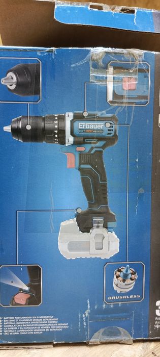 Wiertarko wkrętarka erbauer ecd12-li-2