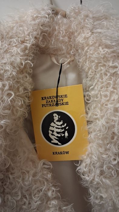 Kurtka/futro vintage lamy tybetańskie