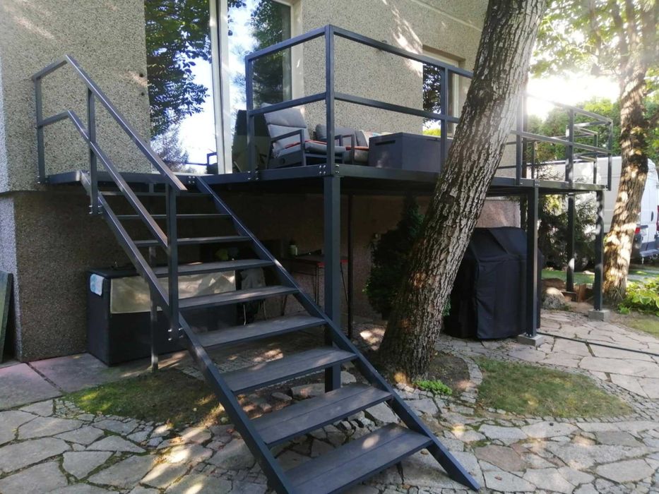 Balustrady ogrodzenia zadaszenia pergole konstrukcje ogrody zimowe