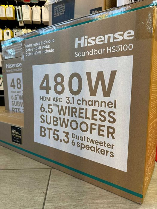 Soundbar Hisense 480W HS3100