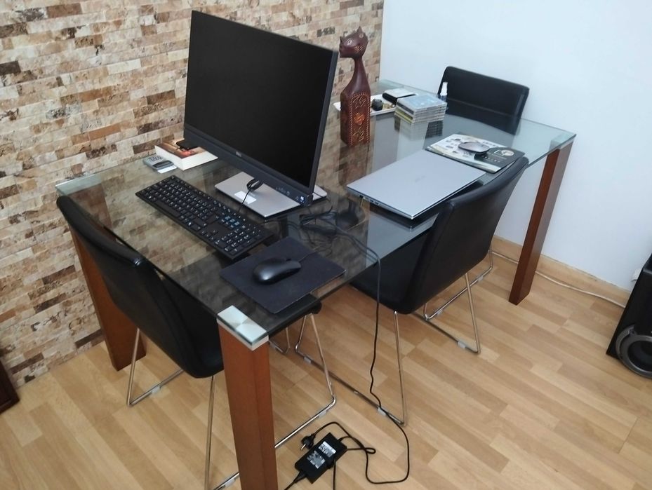 Mesa Tampo de Vidro Temperado