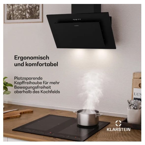 Вытяжка кухонна Klarstein Athena 60 см 404,4 м3/ч! из Германии!