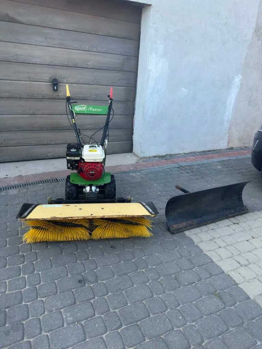 Profesjonalna zamiatarka spalinowa RMV Master Honda GX160 5.5 KM + pług Hako | Bieg wsteczny