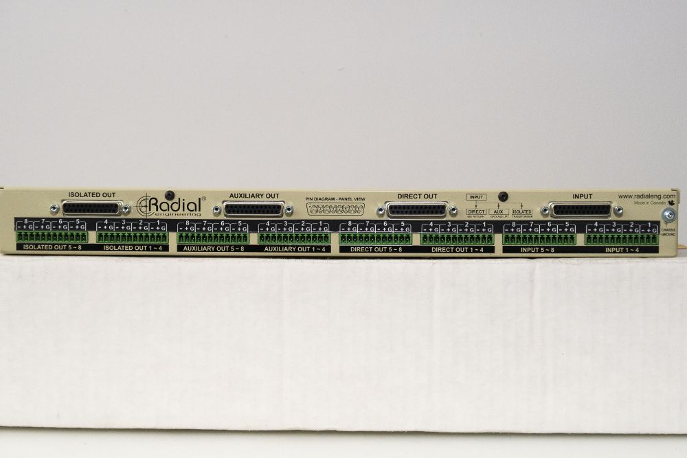 Spliter mikrofonowy Jensen Radial 0X8 , Radial 80x rack Jensen