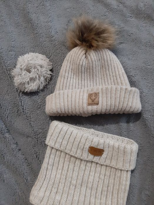 Czapka, komin, komplet Zyzio & Zuzia, PaMami