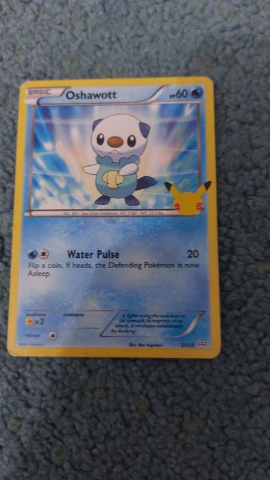 oshawott pokemon card mcdonalds Credit Card Credit Card Skin  Anime Town Creations the Defending Pokemon is now Asleep Pokemon Black & White McDonald's