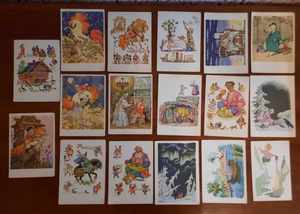 Открытки времен ссср детские сказки