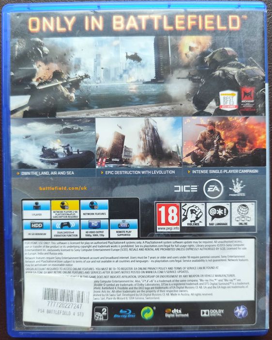 Battlefield 4 PS4 Dubbing PL