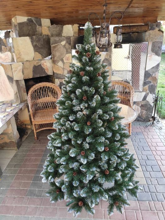 БЕЗ ПЕРЕДОПЛАТИ! Ялинка штучна, ялинка з шишками, штучная ёлка