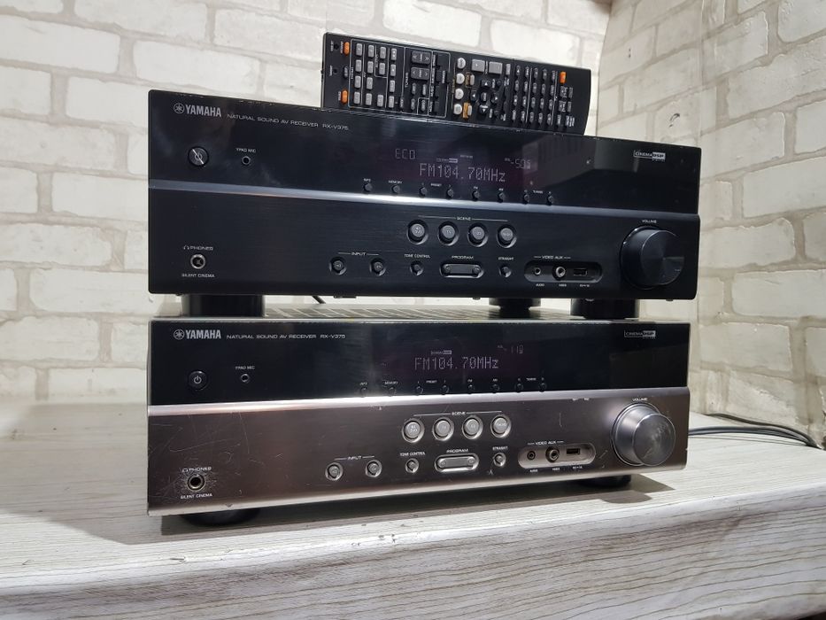5.1 AV ресивер YAMAHA RX-V375, +1ч., 5x100 Вт HDMI USB Б/у
