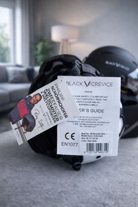 Лижний шолом з візором made in Austria