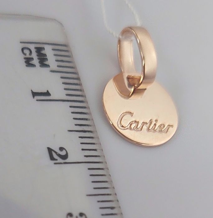 Золота підвіска "Монета - картьє " в стилі відомого бренду 585 проба н