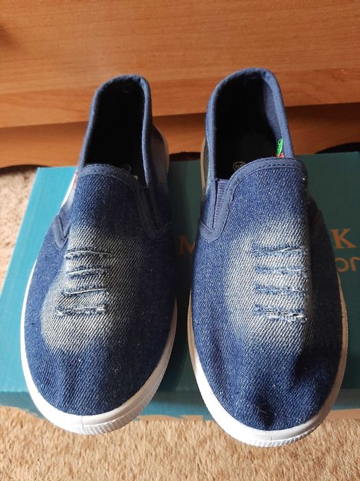 продам: мокасины джинсовые