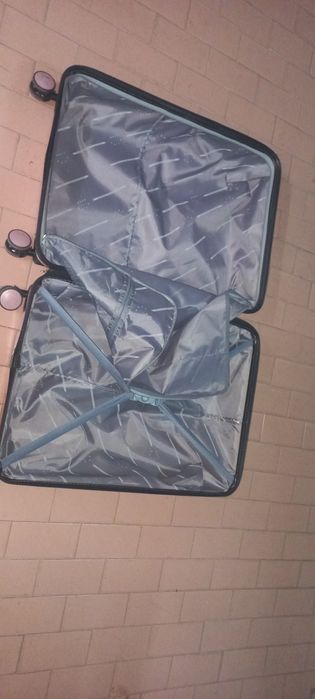 Mala de viagem/trolley rosa 76 cm – 4 rodas