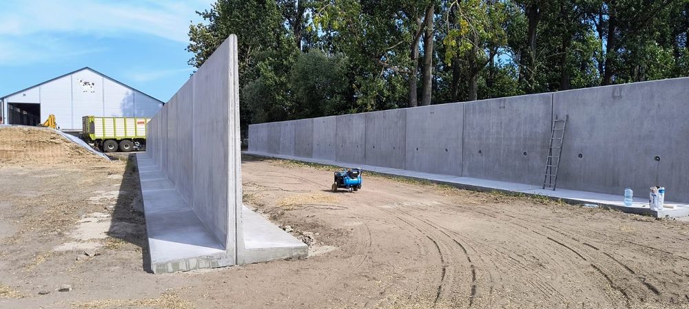 Prefabrykaty silos na kiszonkę